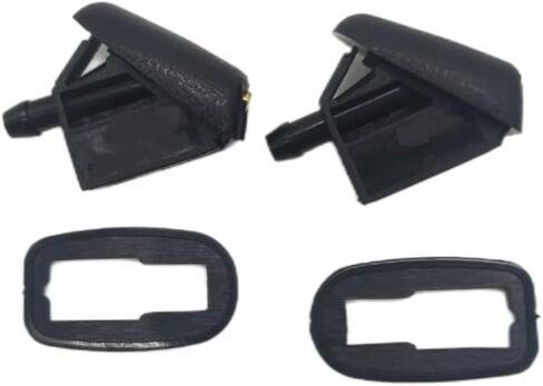 Click&Fit Windshield Washer Nozzles compatible with Tesla Model S 3 X Y from 2012 to 2023 – Wiper windscreen washer sprayers replaces 1052887-00-C, 2-Pack Non-Heated, 2-Way Adjustable in Kuwait
