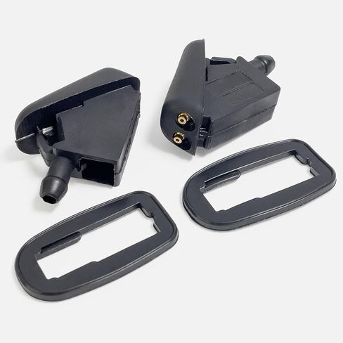 Click&Fit Windshield Washer Nozzles compatible with Tesla Model S 3 X Y from 2012 to 2023 – Wiper windscreen washer sprayers replaces 1052887-00-C, 2-Pack Non-Heated, 2-Way Adjustable in Kuwait