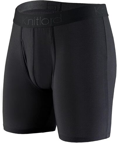 KNITLORD Men's Underwear Boxer Briefs Viscose Breathable Boxers Underwear for Man 4 Pack in Kuwait