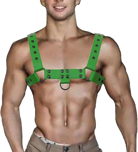 Harness for Men Adjustable Body Chest Harness Belt Clubwear for Halloween Christmas in Saudi Arabia