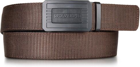WOLVERINE Men's Durable Nylon Webbing Ratchet Buckle Work Belt with Leather Lining in Saudi Arabia