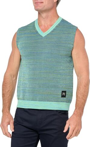 Paul Smith Mens Ps Men's Ribbed Sweater Vest in Saudi Arabia