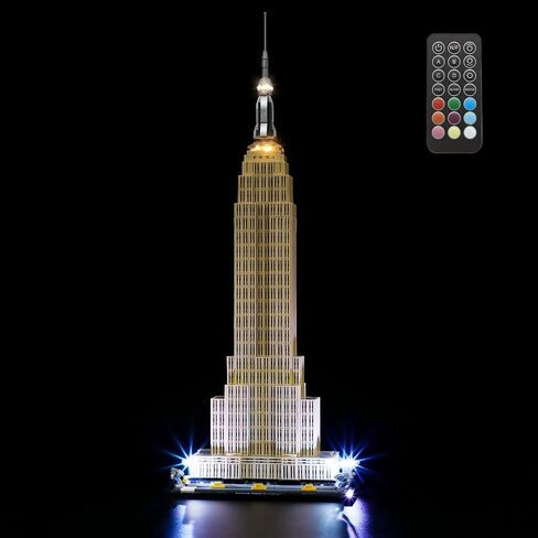 LED Light Kit Compatible with Lego Empire State Building - for Architecture 21046 Building Bricks Model (Model Set Not Included) in Saudi Arabia