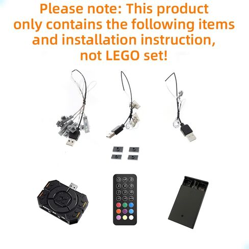LED Light Kit Compatible with Lego Empire State Building - for Architecture 21046 Building Bricks Model (Model Set Not Included) in Saudi Arabia