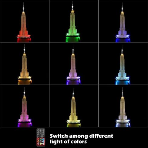 LED Light Kit Compatible with Lego Empire State Building - for Architecture 21046 Building Bricks Model (Model Set Not Included) in Saudi Arabia