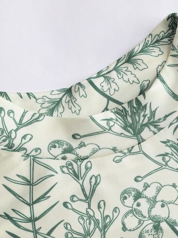 CIDER Floral Knitted Long Sleeve Top in Saudi Arabia