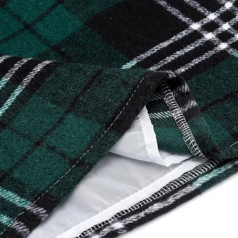 Womens Plaid Mini Skirt High Waist Wool Bodycon Fall Skirts Pencil Mini Skirts in Kuwait