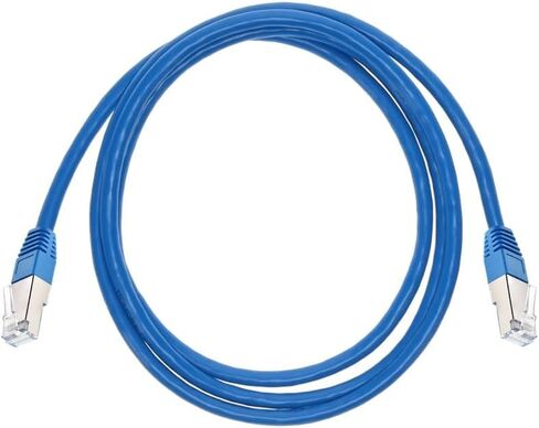كابل تصحيح Monoprice Cat6A Ethernet - Zeroboot، RJ45، 550 ميجا هرتز، 10 جيجا، S/FTP، 26AWG، سلك نحاسي نقي مجدول، 3 أقدام، أزرق - سلسلة Entegrade in Saudi Arabia
