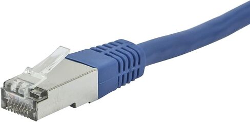 كابل تصحيح Monoprice Cat6A Ethernet - Zeroboot، RJ45، 550 ميجا هرتز، 10 جيجا، S/FTP، 26AWG، سلك نحاسي نقي مجدول، 3 أقدام، أزرق - سلسلة Entegrade in Saudi Arabia