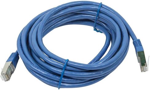 كابل تصحيح Monoprice Cat6A Ethernet - Zeroboot، RJ45، 550 ميجا هرتز، 10 جيجا، S/FTP، 26AWG، سلك نحاسي نقي مجدول، 3 أقدام، أزرق - سلسلة Entegrade in Saudi Arabia