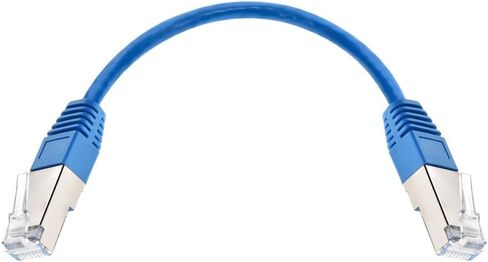 كابل تصحيح Monoprice Cat6A Ethernet - Zeroboot، RJ45، 550 ميجا هرتز، 10 جيجا، S/FTP، 26AWG، سلك نحاسي نقي مجدول، 3 أقدام، أزرق - سلسلة Entegrade in Saudi Arabia
