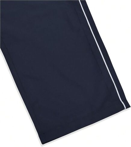 OYOANGLE Men's Letter Patched Drawstring Waisted Cargo Pants Seam Side Loose Fit Sports Joggers in Saudi Arabia