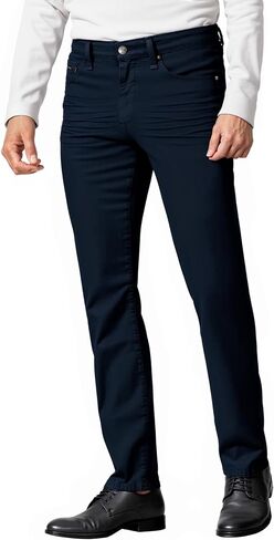 ETHANOL Mens Slim Hyper Stretch Motion Free Five Pockets Denim Pants in Kuwait