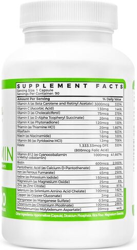 BariSlim Once Daily Bariatric Multivitamin Capsule - 45mg of Iron - Bariatric Vitamin & Supplement for Post Bariatric Surgery Including Gastric Bypass & Gastric Sleeve | 90 Day Supply in Kuwait