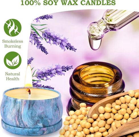 9 Pack Candles for Home Scented Aromatherapy Candles Gifts Set for Women Soy Wax Long Lasting Jar Candles Bulk for Mom Wife Girlfriend Valentine Birthday Christmas Mother's Thanksgiving Day Present in Saudi Arabia