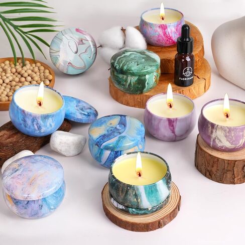 9 Pack Candles for Home Scented Aromatherapy Candles Gifts Set for Women Soy Wax Long Lasting Jar Candles Bulk for Mom Wife Girlfriend Valentine Birthday Christmas Mother's Thanksgiving Day Present in Saudi Arabia