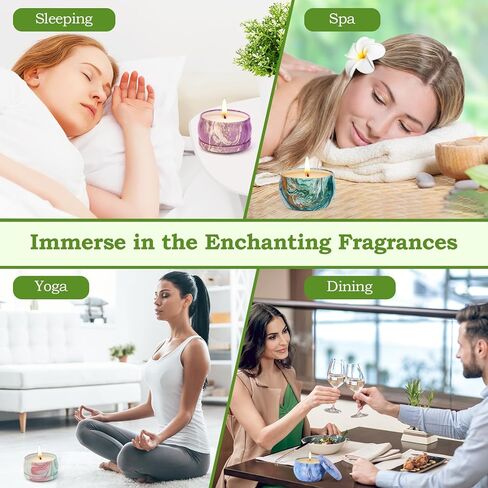 9 Pack Candles for Home Scented Aromatherapy Candles Gifts Set for Women Soy Wax Long Lasting Jar Candles Bulk for Mom Wife Girlfriend Valentine Birthday Christmas Mother's Thanksgiving Day Present in Saudi Arabia