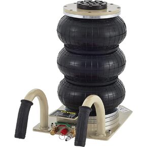 Mophorn Air Jack, 3 Ton/6600 LBS Triple Bag Air Jack Lifting Height 16 Inch, Pneumatic Air Jack 6600LBS Capacity Extremely Fast Lifting Action (3 Tons)