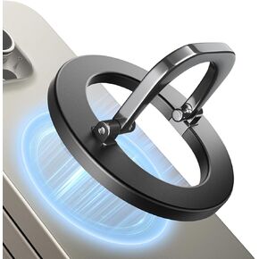 SUPERONE for MagSafe Phone Grip, Adjustable Magnetic Phone Ring Holder Removable Finger Phone Ring Kickstand Compatible with MagSafe Accessories Only for iPhone 15 & 14 & 13 & 12 Series