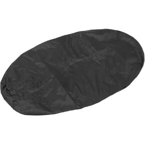 ACROPIX Motorcycle Rain Seat Cover Universal Flexible Waterproof Saddle Seat Protector Cover Black L Car Parts