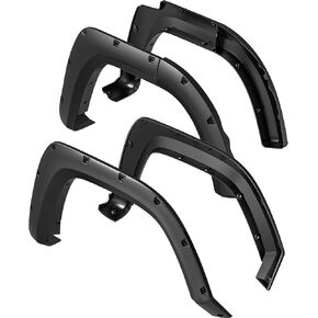 YITAMOTOR Fender Flares Compatible with 2014-2023 Toyota 4Runner, Paintable Pocket Bolt-Riveted Style 4Pcs, Smooth fenders