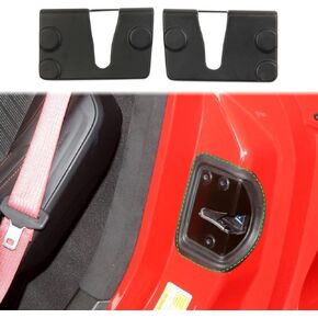 Matter Black Door Lock Cover Buckle Protection Trim Decor For Chevrolet Corvette C8 2020-2023