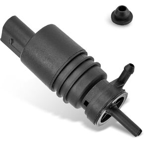 قطعة واحدة من مضخة غسيل الزجاج الأمامي للسيارة، مضخة سائل بديلة للنافذة، محرك رش الماء لمضخة الغسيل، متوافق مع BMW E36، E46، E53، E86 (أسود) in Kuwait