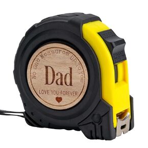 Dad Gifts Unique Father's Day Gifts for Dad Daddy from Daughter Son Kid Funny Dad Father Stepfather Grandpa Papa Birthday Gifts Set No One Will Measure Up to You Tape Measure