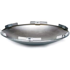 RoadPro W-010N6 8.5" Front Hubcap with Universal 6 Notch, Semi Truck Hub Cap, Chrome
