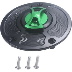 Motorcycle CNC Aluminum Gas Cap Gas Fuel Tank For ER400 ER-4N 2011-2013 ZX-6R 636 ZX636R 2007-2017 ZX-10R 2006-2017 ZX1000S/SX 2011-2017 ZX14 (ZZR1400) 2006-2011 ZX-14R 2012-2017