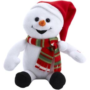 Kurt Adler 10-Inch Laughing Snowman with Farting Sound