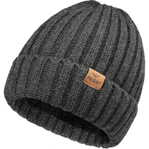 Winter Beanie Hat for Men and Women, Warm Double-Layered Knit Beanie in Multiple Colors to Go with Everything