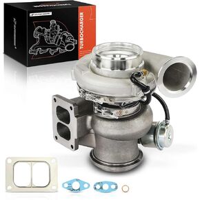 A-Premium GTA4294B Complete Turbocharger Turbo Kit with Wastegate Actuator & Gasket Compatible with Detroit 2000-2004 Diesel Engines All Models Series 60 12.7L Models - Replaces 23535324, 7147880009