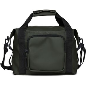 RAINS Texel Kit Bag - Waterproof Bag for College or Work, Utility Bag, Multiple Storage Options, Shoulder & Crossbody Bag, Fits Telescopic Handle Suitcases (Black)