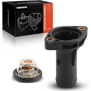 A-Premium Engine Coolant Thermostat Housing Assembly Compatible with Dodge Grand Caravan 2008-2010, Journey 2009-2010, Avenger 2008-2010, Nitro 2007-2011 & Chrysler Town & Country, Pacifica, Sebring