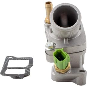 Engine Coolant Thermostat Housing Assembly Fit For Volvo S60 2005-2009, S80 2005-2006, V70 XC70 2005-2007, XC90 2005-2006 Replace# 31293698 31293700 15369 909194 902-5152