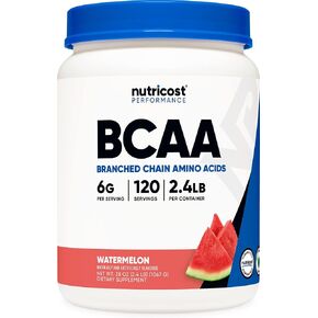 Nutricost BCAA Powder 2:1:1 (Watermelon, 120 Servings) - Gluten Free, Non-GMO, Vegetarian