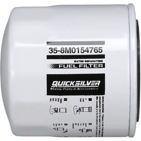Quicksilver 8M0154765 Water Separating Fuel Filter for Various Marine Engines