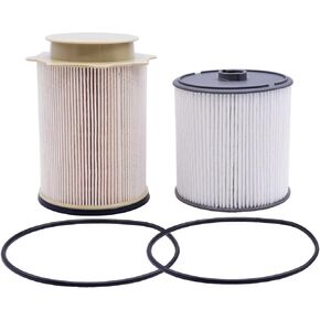 Fuel Filter Elements Kit,Diesel Fuel Water Separator Filter 68157291AA & 68436631AA Compatible with Ram 2500 3500 4500 2019-2022 6.7L Cummins Diesel