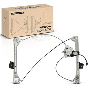 A-Premium Electric Power Window Regulator with Motor Compatible with BMW E46 Series 323Ci 2000, 328Ci 2000, 325Ci 2001-2006, 330Ci 2001-2006, M3 2001-2006, Front Left Driver Side