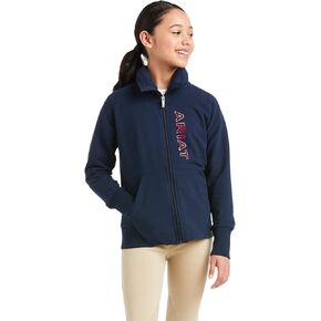 Ariat Unisex Kids' Team Logo Full Zip Sweatshirt