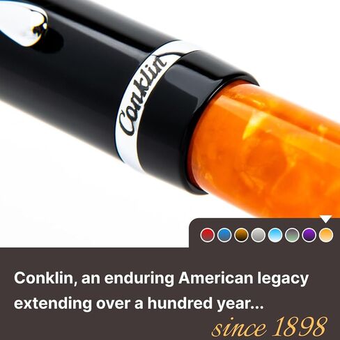 قلم حبر Conklin Duragraph (Purple Nights) - Omniflex Nib - قلم فاخر لليوميات والتوقيعات والهدايا التي لا تنسى في أي مناسبة in Saudi Arabia