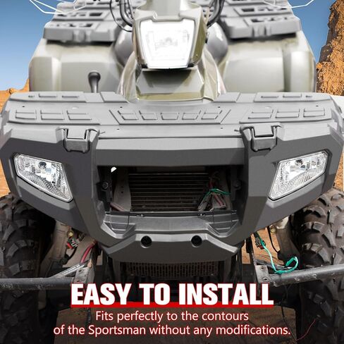 واقي ممتص الصدمات الأمامي A & UTV PRO لـ Polaris Sportsman 500 700 800 X2 Touring 2006-2010، ملحقات حماية فرشاة اللفافة الأمامية، استبدل OEM # 2633527-070، 2633271-070، 2633520-070، 5437086-070 in Saudi Arabia