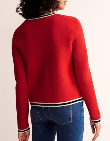 Women's Cardigan Sweater Open Front Color Block Button Down Knit Tweed Jackets Fall Cropped Coat in Saudi Arabia