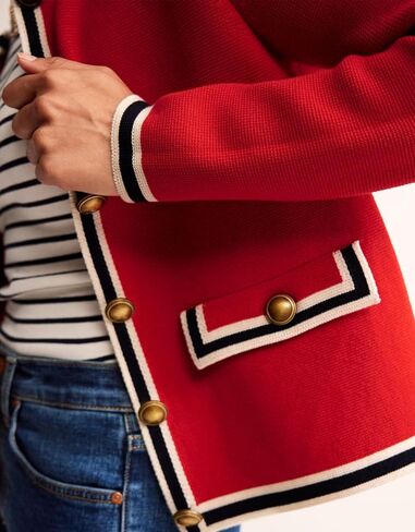 Women's Cardigan Sweater Open Front Color Block Button Down Knit Tweed Jackets Fall Cropped Coat in Saudi Arabia