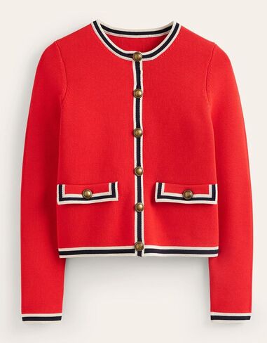Women's Cardigan Sweater Open Front Color Block Button Down Knit Tweed Jackets Fall Cropped Coat in Saudi Arabia