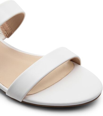 DREAM PAIRS Women's Slides Heels Slip On Low Block Sandals Two Strap Open Round Toe Chunky Casual Summer Mules Shoes in Saudi Arabia