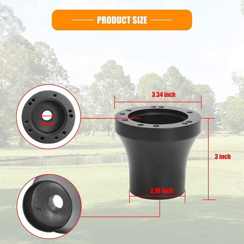 Golf Cart Steering Wheel Adapter, for i40 i40l Adapter (Black) in Kuwait