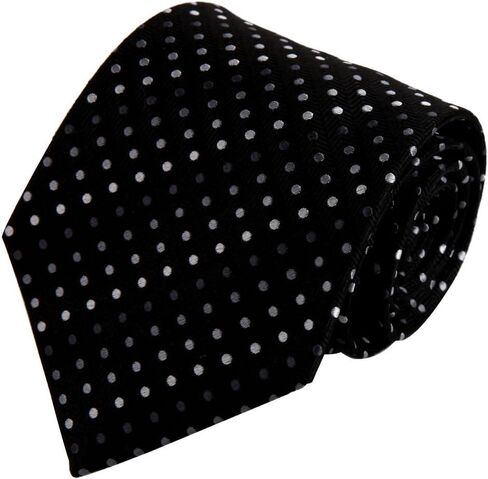 Tie Men Flower Patten Neckties For Mens Pure Silk Neckwear Black in Saudi Arabia