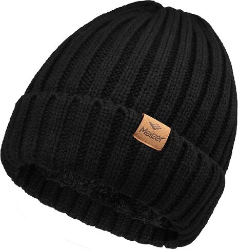 Winter Beanie Hat for Men and Women, Warm Double-Layered Knit Beanie in Multiple Colors to Go with Everything in Kuwait